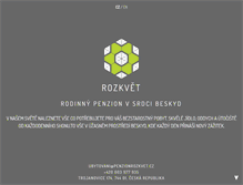 Tablet Screenshot of penzionrozkvet.cz